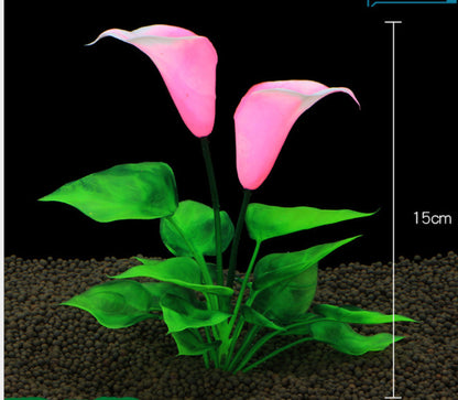 Toysnug Fish Tank Decoration Simulation Water Plants
