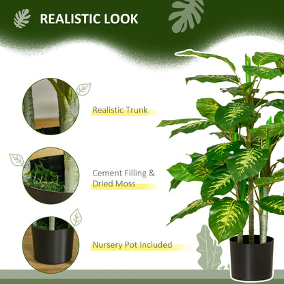 Toysnug Faux Rose Plants With Pots
